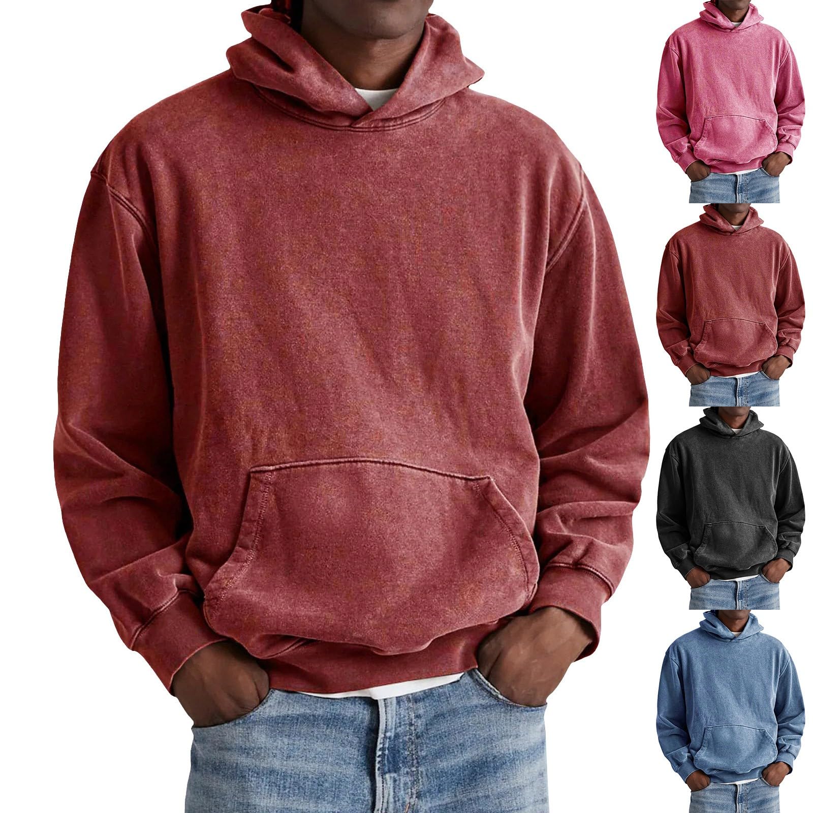 Sweat à capuche surdimensionné Y2K pour homme