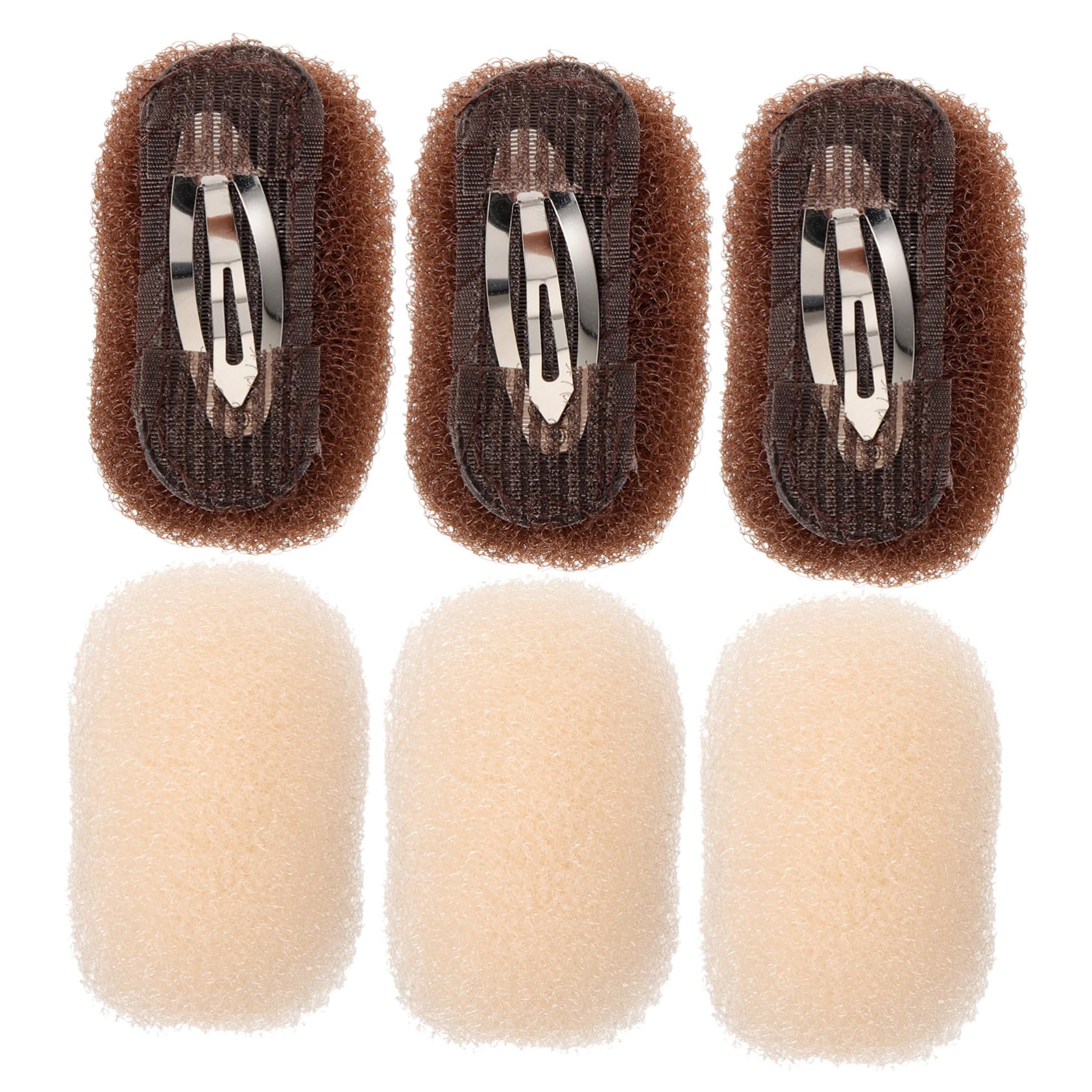 FRCOLOR 3 Set Di Fermagli Per Imbottiti Per Donne Accessori Per Chignon Fermagli Per Volume 6 Pezzi*3