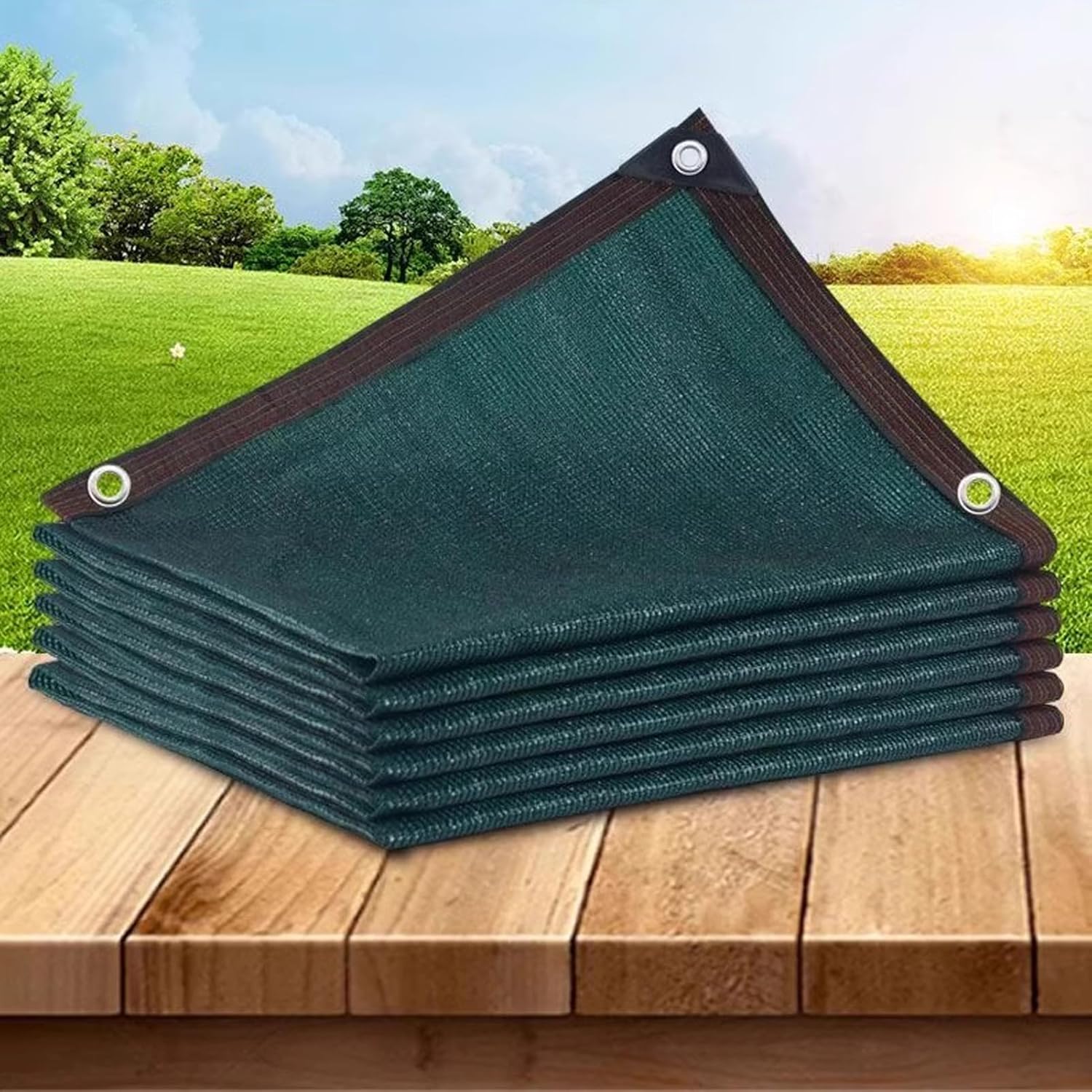 Garden Shade Cloth for Plants 2x7m, Garden Shade Mesh Netting, Shade Net for Green House, Mesh Shade Tarp with Grommets, for Plants Greenhouse Outdoor Pergola Lawn Sun