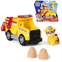 Paw Patrol Fire Rescue: Camion Ribaltabile Antincendio di Rubble con Personaggio