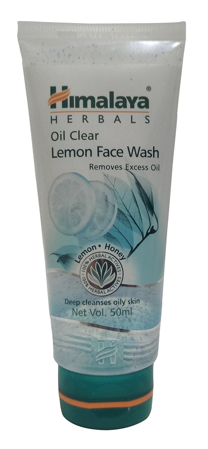 Buy Himalaya Oil Clear Face Wash Gel Lemon, 50ml Tube Online at Low