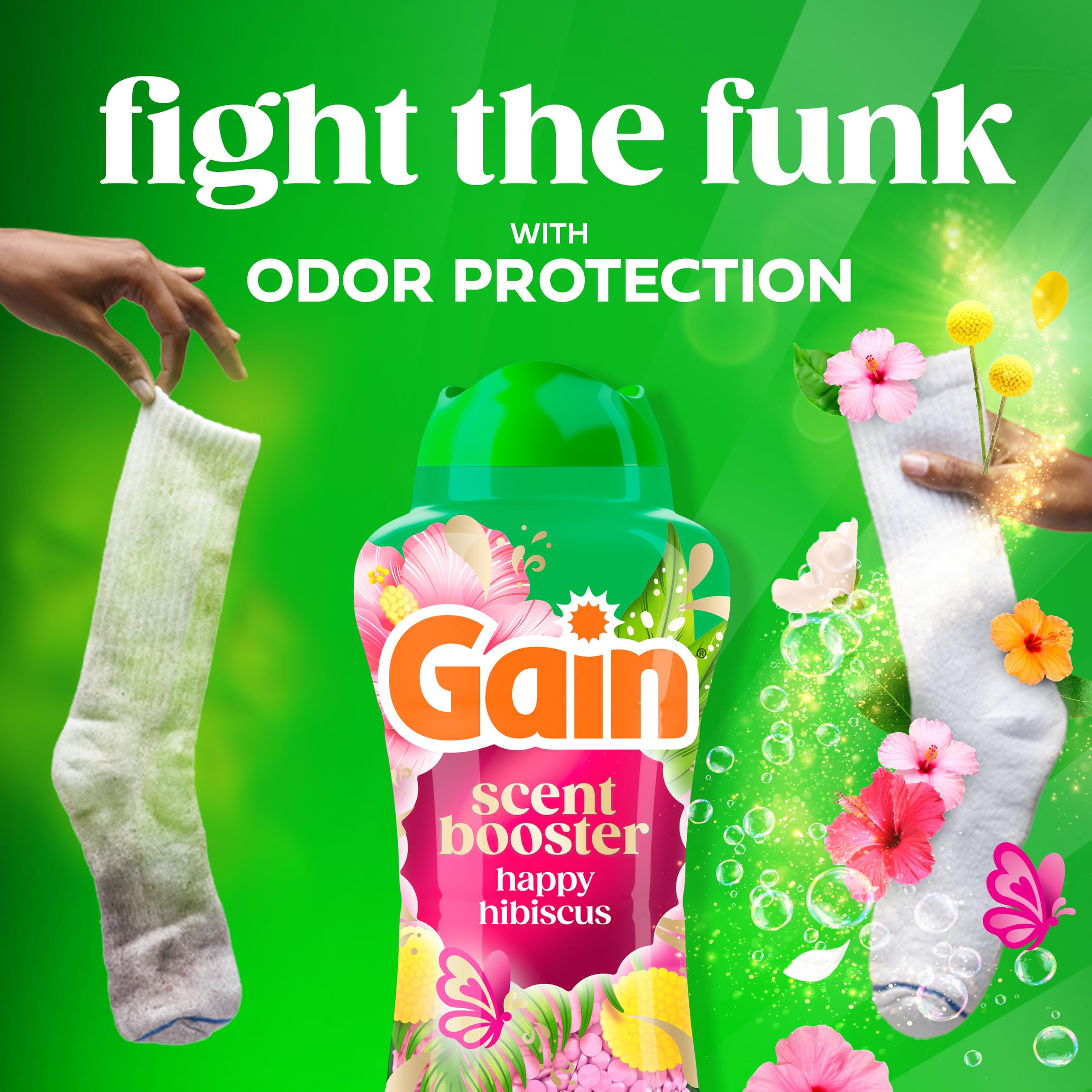 Gain In-Wash Laundry Scent Booster Perlen, Happy Scent, 680 ml