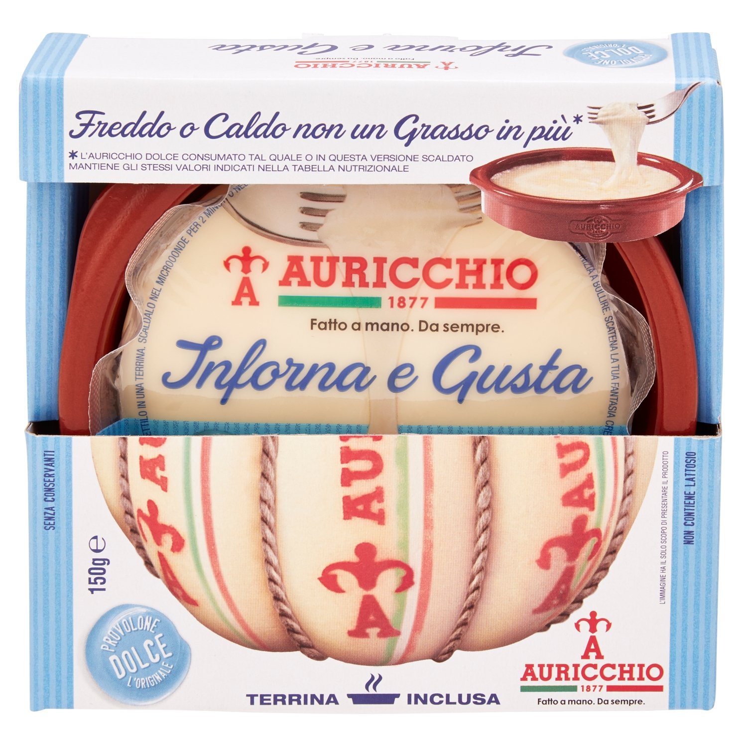 AURICCHIO PROVOLONE DULCE 150 GR + terrine