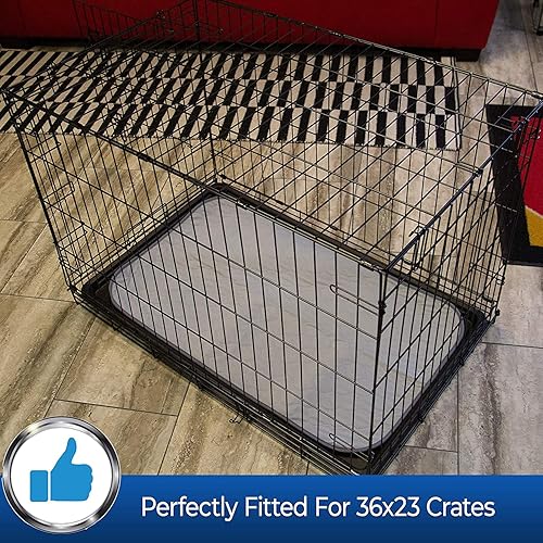 Miniatura 5 de PET MAGASIN Almohadillas de entrenamiento para mascotas reutilizables y lavables altamente absorbentes, con parte inferior impermeable (paquete de