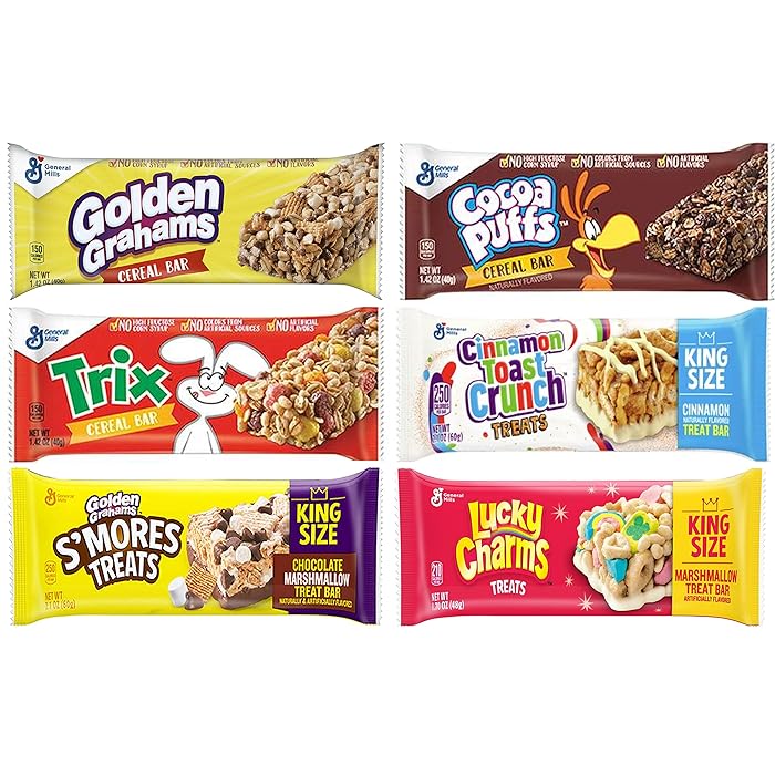 Buy Cereal Bar Variety Pack, Golden Grahams, Cocoa Puffs, Trix, Cinnamon Toast Crunch, S'mores