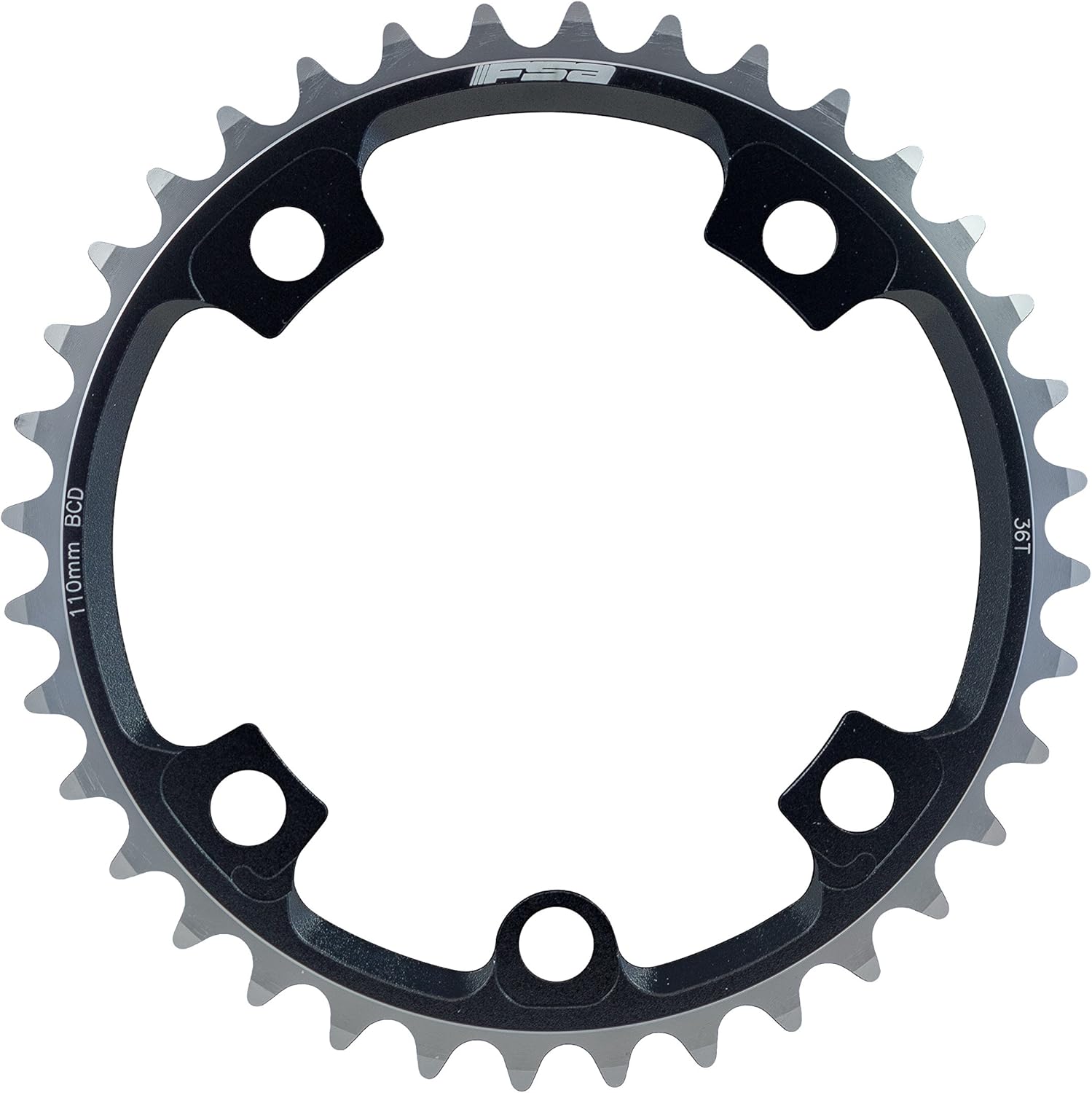 FSAFSA Pro Road N10 130BCD Chainring - Black, 130 x 38t