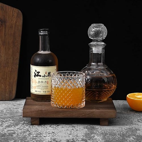 Vista 81 de zoocatia Bandeja de madera pequeña, soporte de pedestal para decoración de baño, decoración de baño, elevador de madera decorativo para cocina