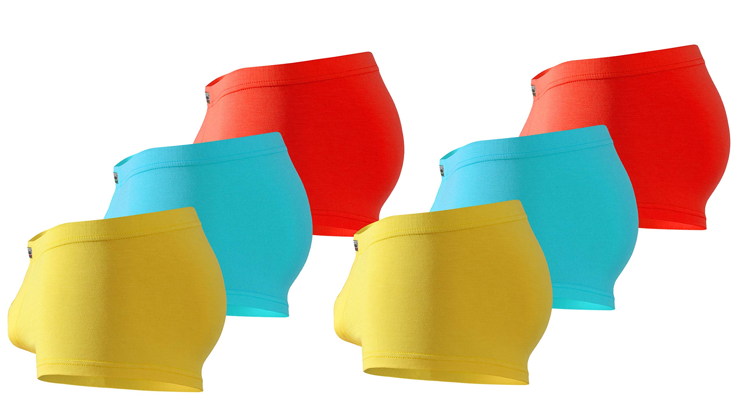 Sesto Senso Boxer Męskie Pack 1 6 12 Włókno bambusowe Mini Boxershots Dopasowane majtki Bielizna