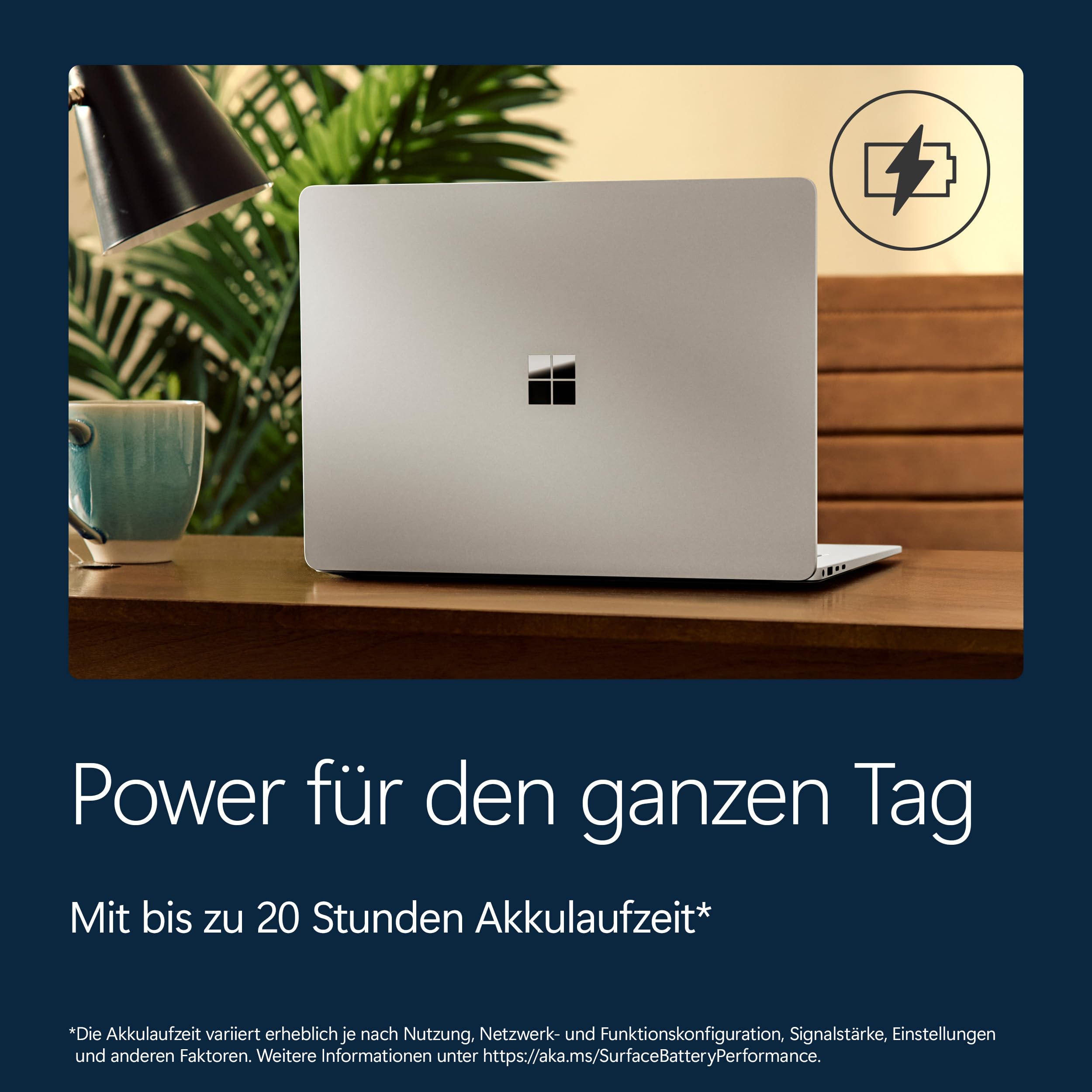 Microsoft Surface Laptop, 13.8" | Snapdragon X Plus | 16GB RAM, 512GB SSD | 13.8" LCD Touchscreen | Copilot+ PC | Platin | Windows 11 Home | Neuestes Modell (8. Edition)