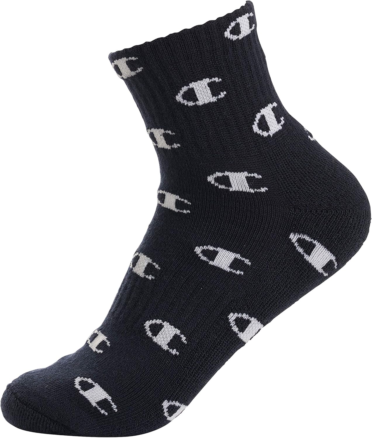 Champion Big Kids' 6-Pack Quarter Socks