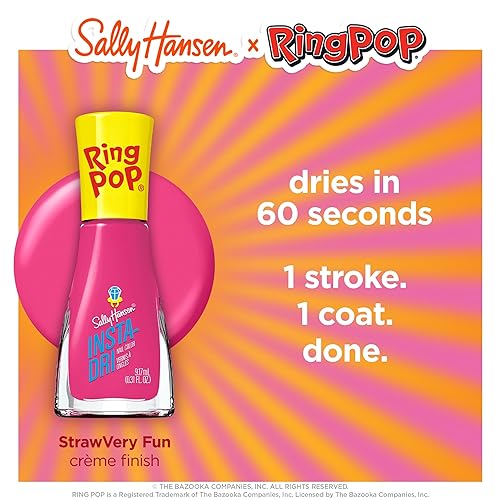 Vista 98 de Sally Hansen - Esmalte para uñas Insta-Dri Fast and Fucsia de la colección City Chic en color fucsia, 0,31 onzas líquidas 218 Fast Mauver