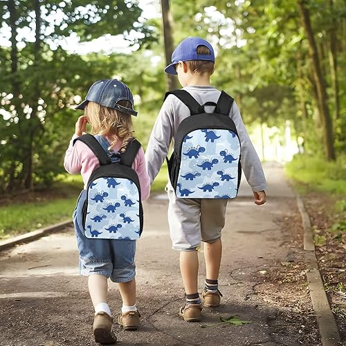 Miniatura 7 de Kcldeci Mochilas infantiles para preescolar, mochila escolar para niños y niñas, diseño de dinosaurio, camuflaje de dinosaurios, para escuela