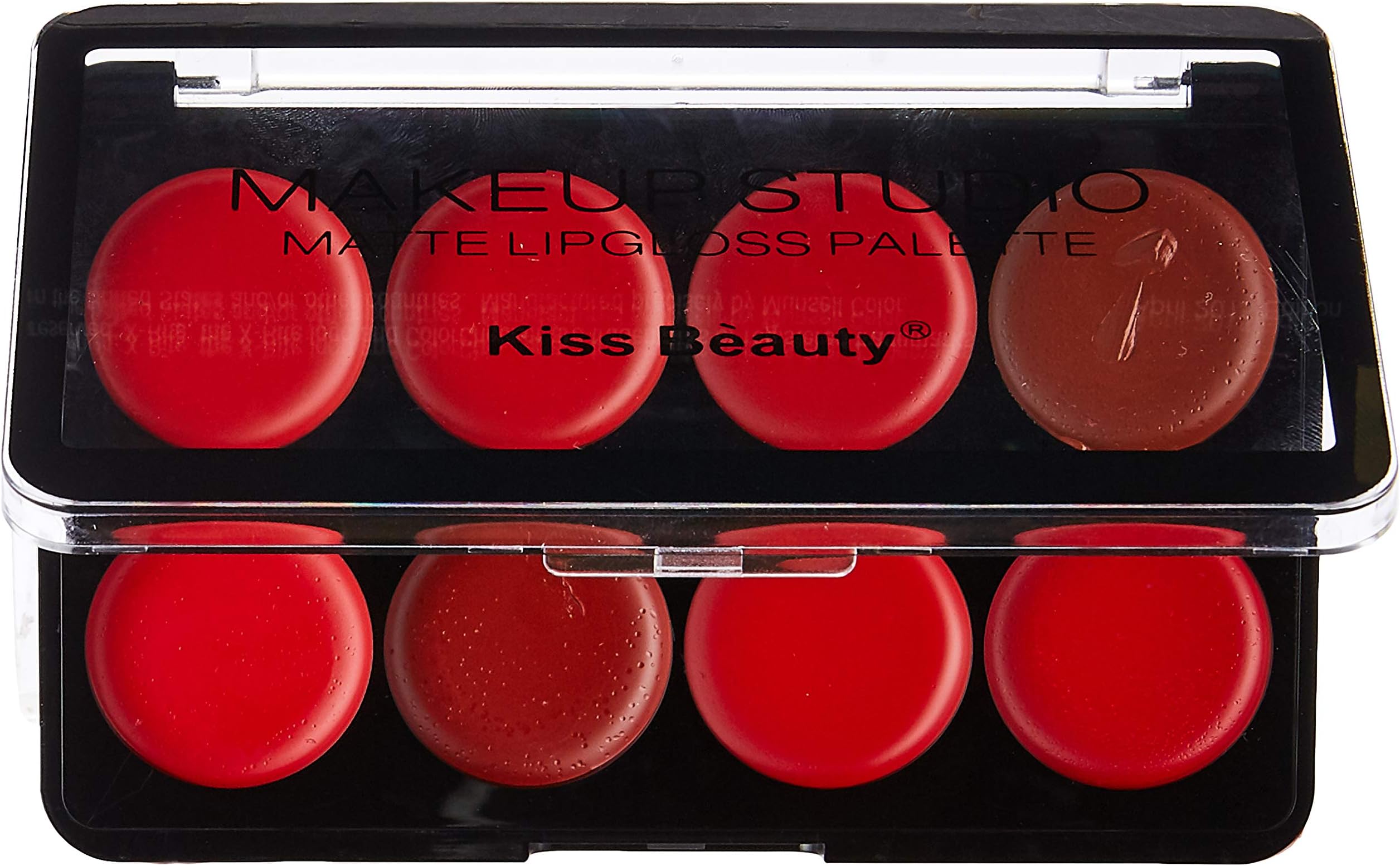 Kiss Beauty 8 Color Bridal Makeup Studio Matte Lip Palette Multicolor