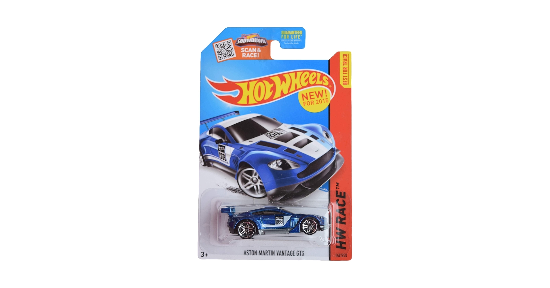 Hot Wheels Aston Martin Vantage GT3 1:64 Scale Die Cast Car