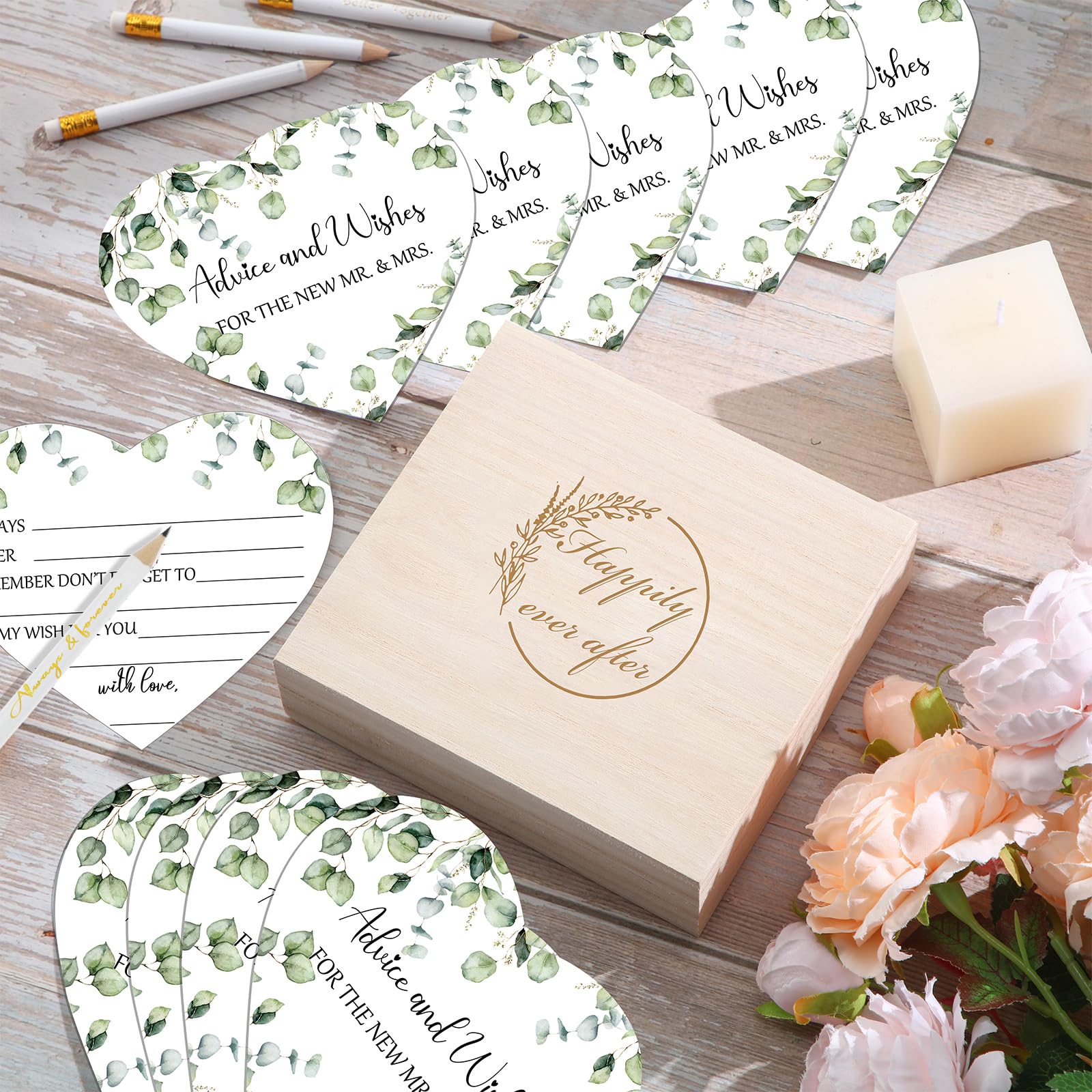 Rustic Wedding Advice Box Advice Box Wedding Etsy