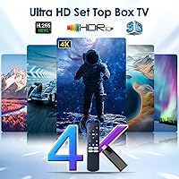 Vista 3 de BL Android TV Stick 4K, 2025 Android TV Stick 10.0 2GB RAM 16GB ROM, H313 CPU Supports 2.4G/5G Wi-Fi Bluetooth 5.0 USB HDR10 with Bluetooth Voice