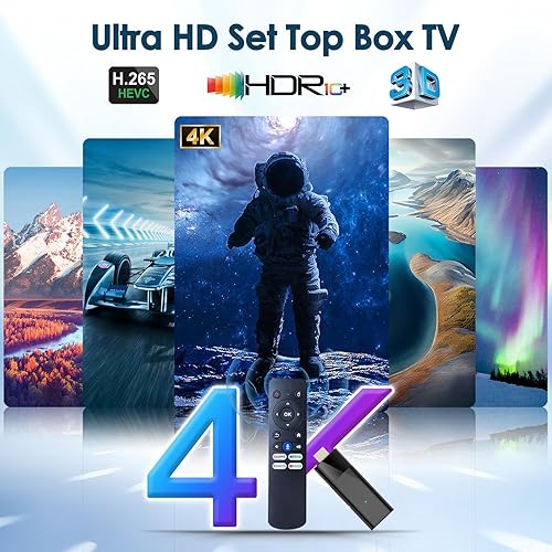 Miniatura 3 de BL Android TV Stick 4K, 2025 Android TV Stick 10.0 2GB RAM 16GB ROM, Tv Stick 4K Ultra HD H313 CPU soporta 2.4G5G Wi-Fi Bluetooth 5.0 USB HDR10 con