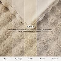 Vista 9 de Bedsure Manta GentleSoft esponjosa y mullida, manta suave y acogedora de piel sintética de forro polar, para decoración de habitación, sofá, cama