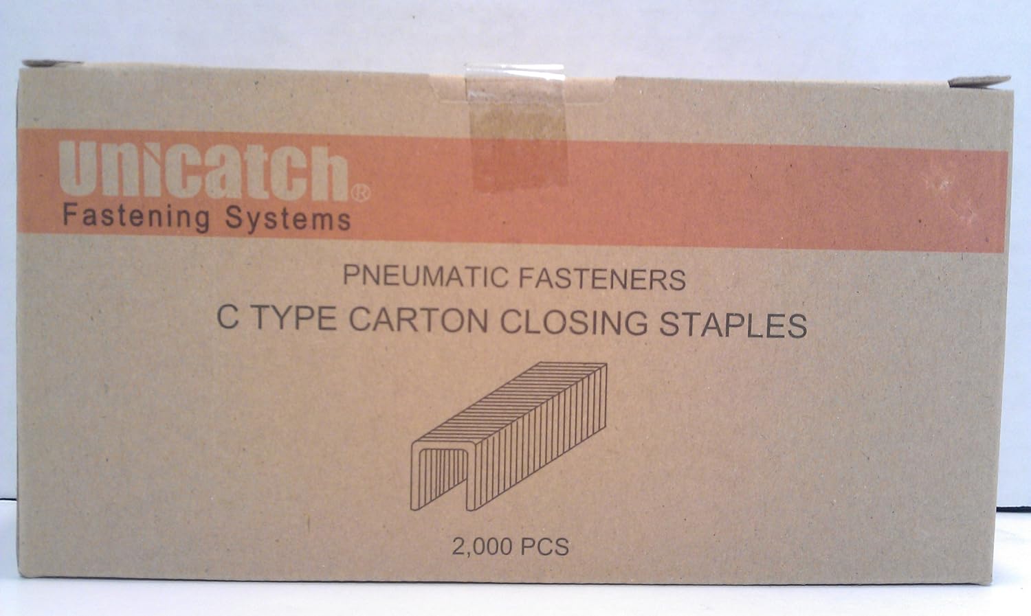 Copper Carton Staples C3/4 JK561/18 Box Staple 2,000 Count 1 1/4" Crown X 3/4" L