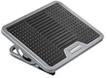 EUREKA ERGONOMIC Tilt Adjustable Footrest, Foot Rest for Under Desk at Work with Massage Surface, Office Foot Rest Under Desk with 20 Degree Tilt No Locking, Metal Frame