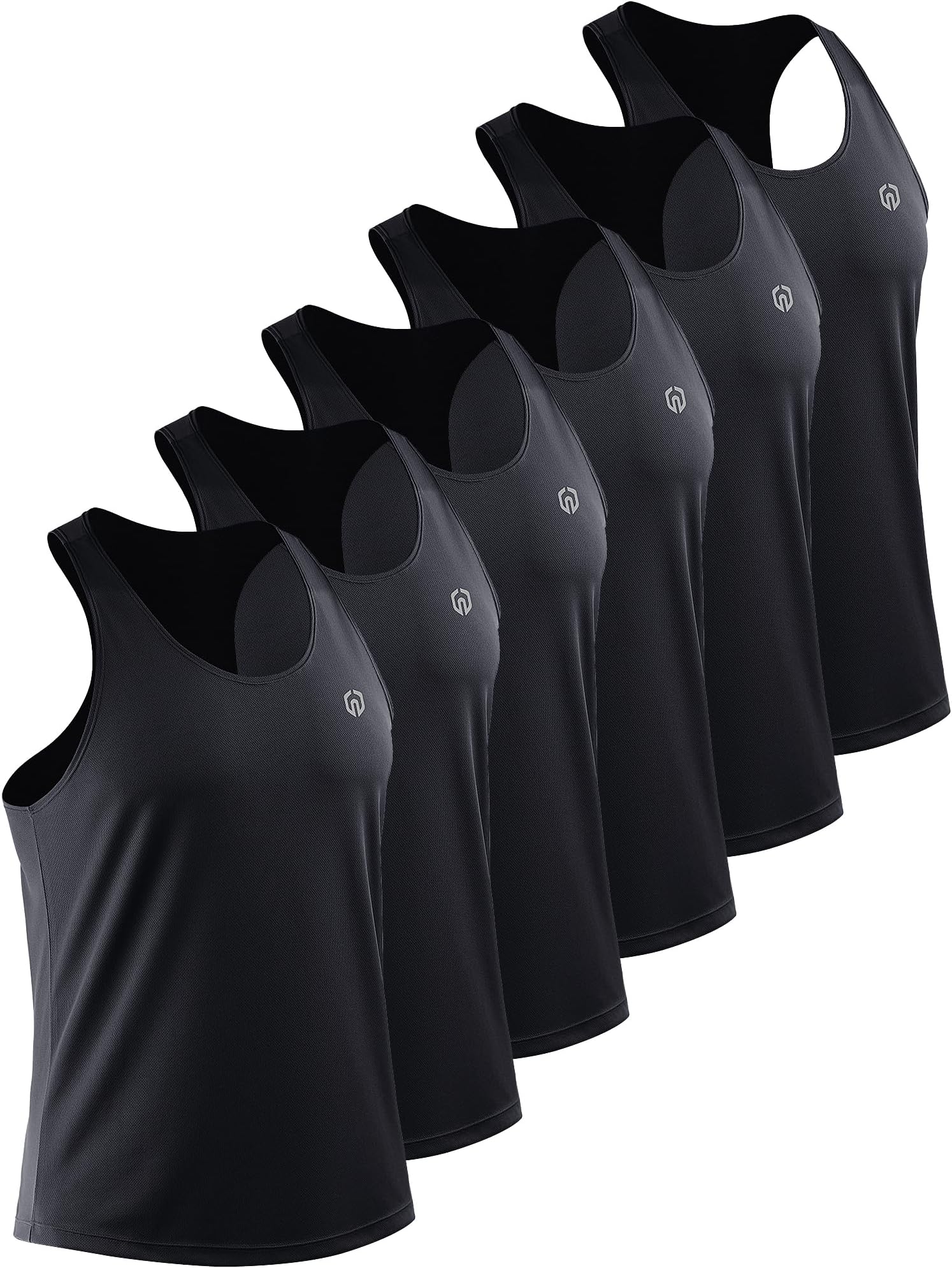 NELEUS Men's Athletic Running Shirt (Pack of 3)