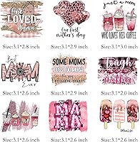 Vista 2 de 9 calcomanías para planchar para el día de la madre, para ropa, mamá, mamá, parches para planchar de transferencia de calor, calcomanías