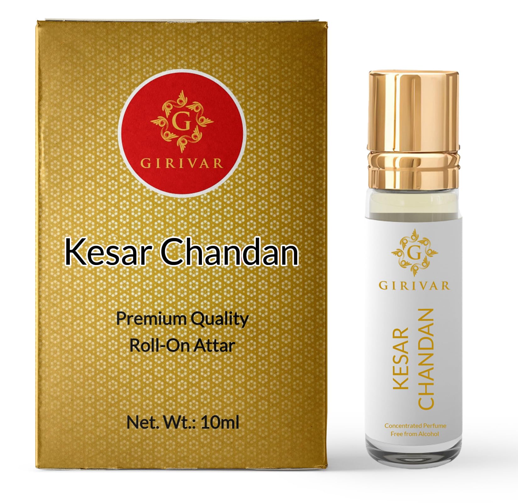GIRIVAR FRAGRANCES Kesar Chandan Attar l 10 ml Roll-on Bottle l Long Lasting-image-11