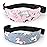Luckyiren Fantasy Unicorn Baby Car Seat Head Support Strap, Pink & Grey, Cotton, 2 Pack, Adjustable Headrest Band for Stroller, Infant to Toddler