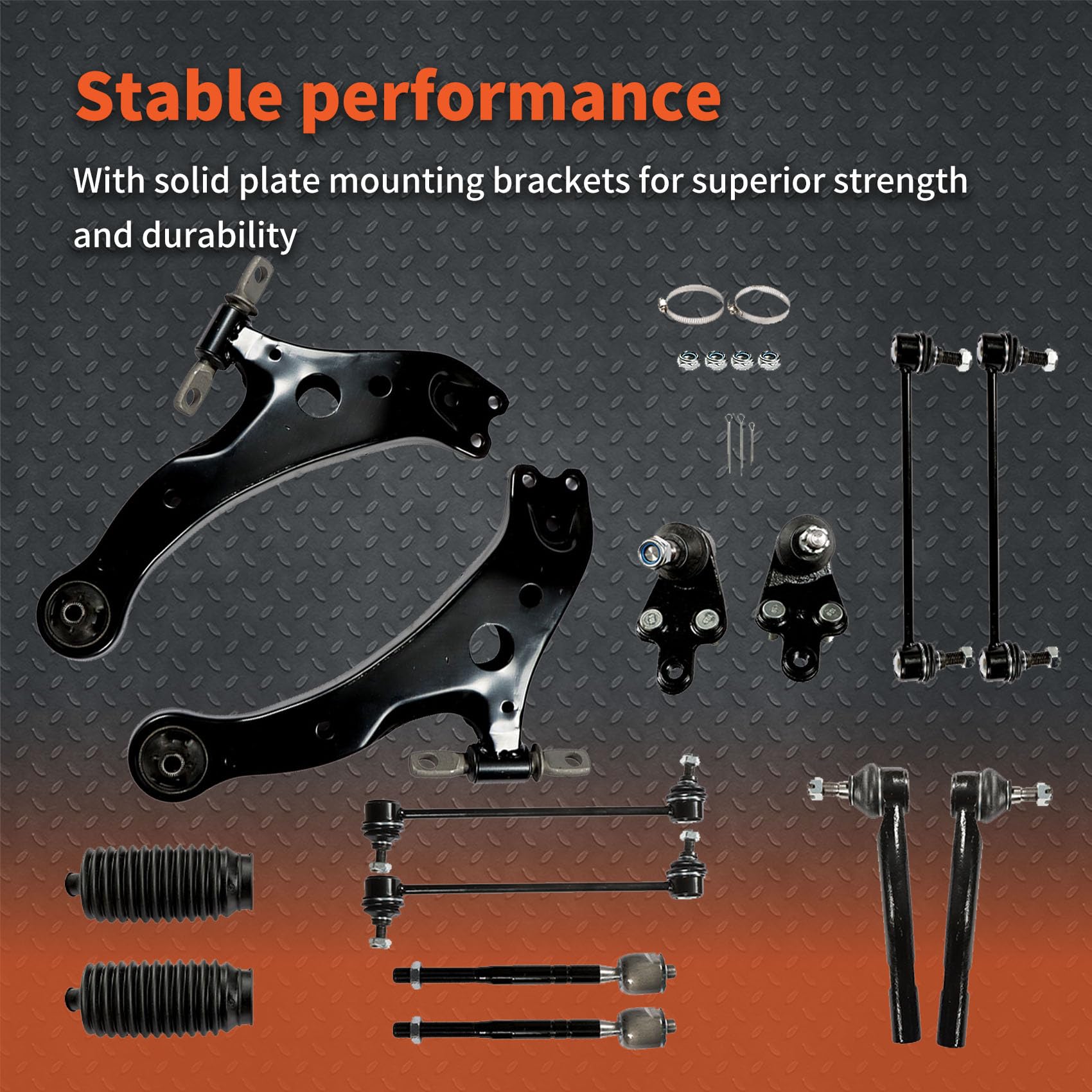 Amazon.com: labwork 14Pc Front Suspension Kit Control Arms