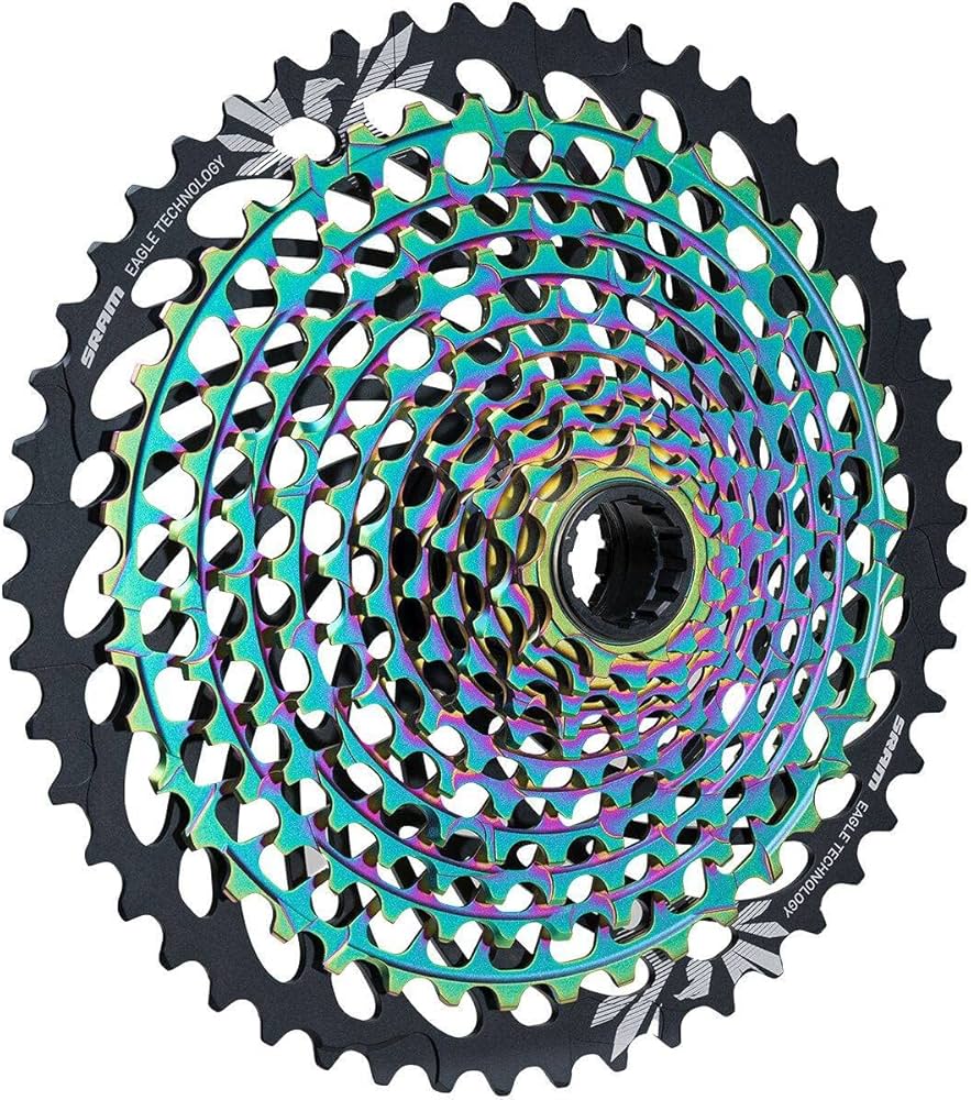 SRAM EAGLE XX1 カセットチェーンセット レインボーカラー SRAM, XG-1299 XX1 Eagle, Cassette, Speed: 12, 10-52T - Assorted