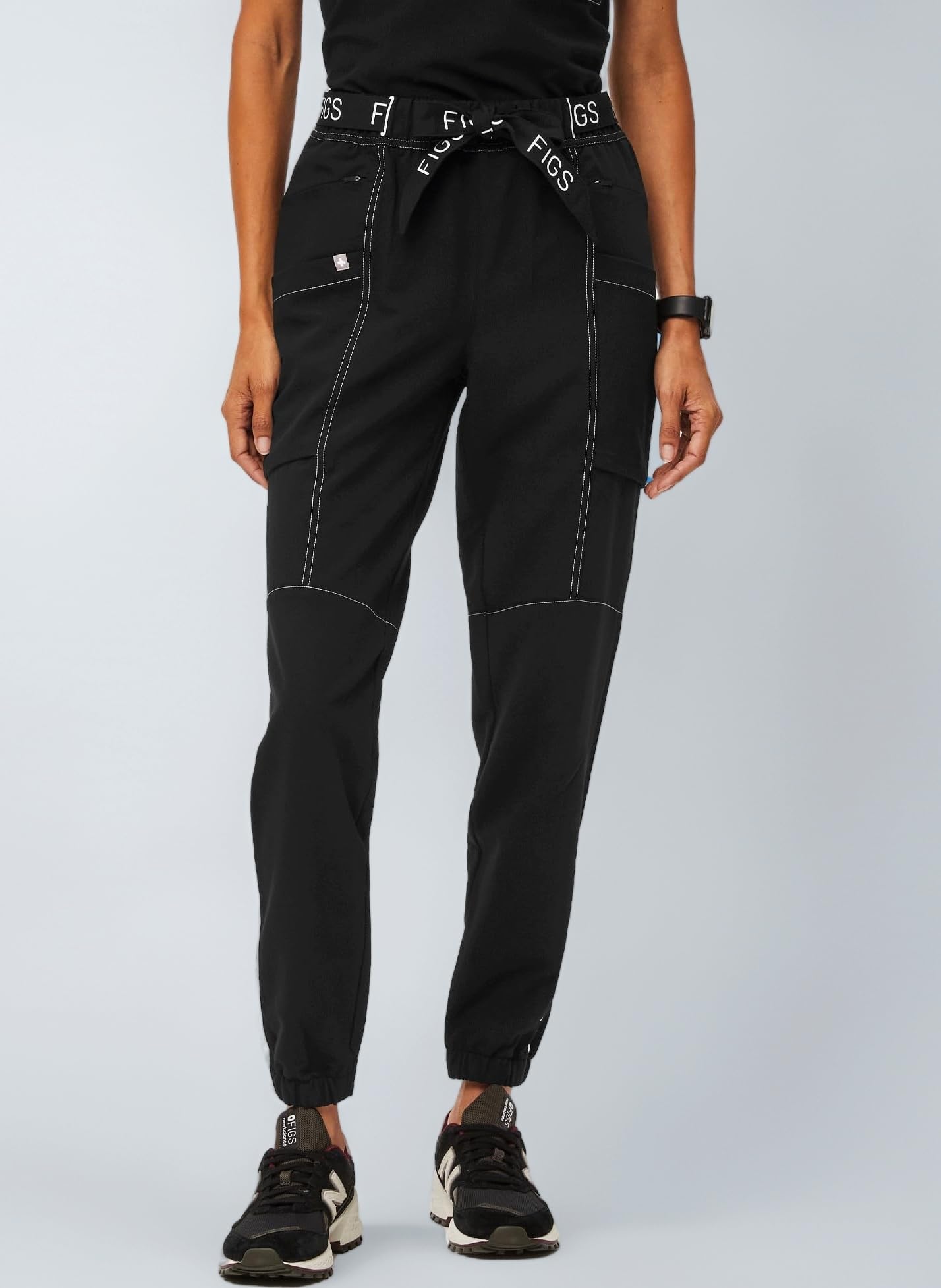 FIGS Winton High Waisted Cargo Jogger Scrub Pants for Women — High Rise, Classic Fit, 7 Pockets — Amazon Exclusive