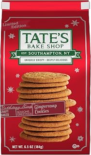 Gingersnap Cookies, Holiday Cookies, 6.5 oz