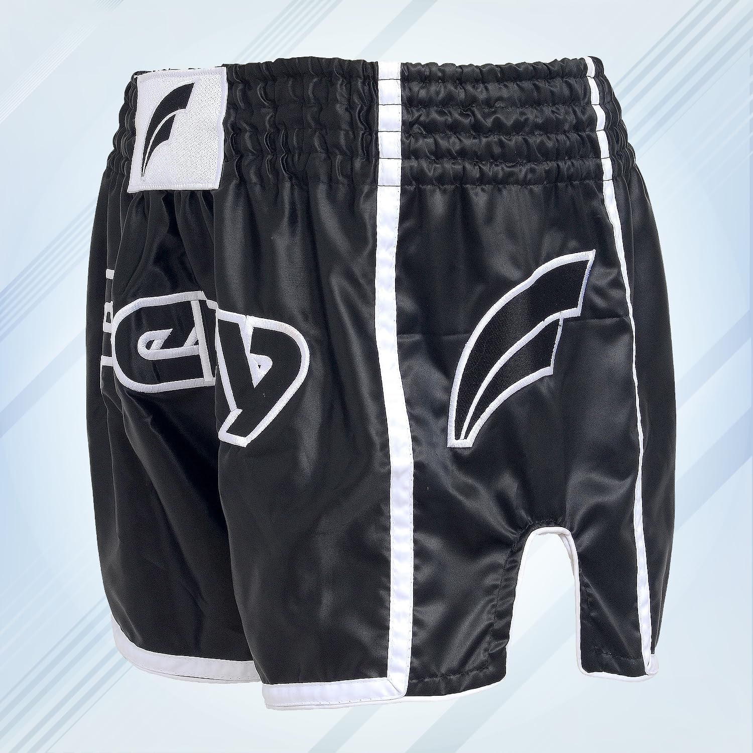 Men’s Muay Thai Shorts – Athletics Kickboxing & Boxing Training Shorts for Competition, Martial Arts, MMA, BJJ, Grappling
