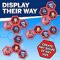 Vista 6 de Wow! PODS 4D Marvel Spiderman - Figura única conectable y coleccionable de Bobblehead, exhibición de pared/estante, figura de Spiderman, juguetes