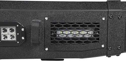 Miniatura 9 de FINDAUTO Parachoques delantero y trasero combinado para Ford 2010-2014 para F-150 parachoques de roca negra con textura mejorada con placa de