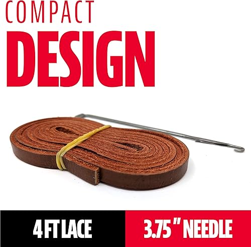 Miniatura 3 de Franklin Sports MLB DR. - Kit de cordones para guantes de lujo, cuero, amarillo