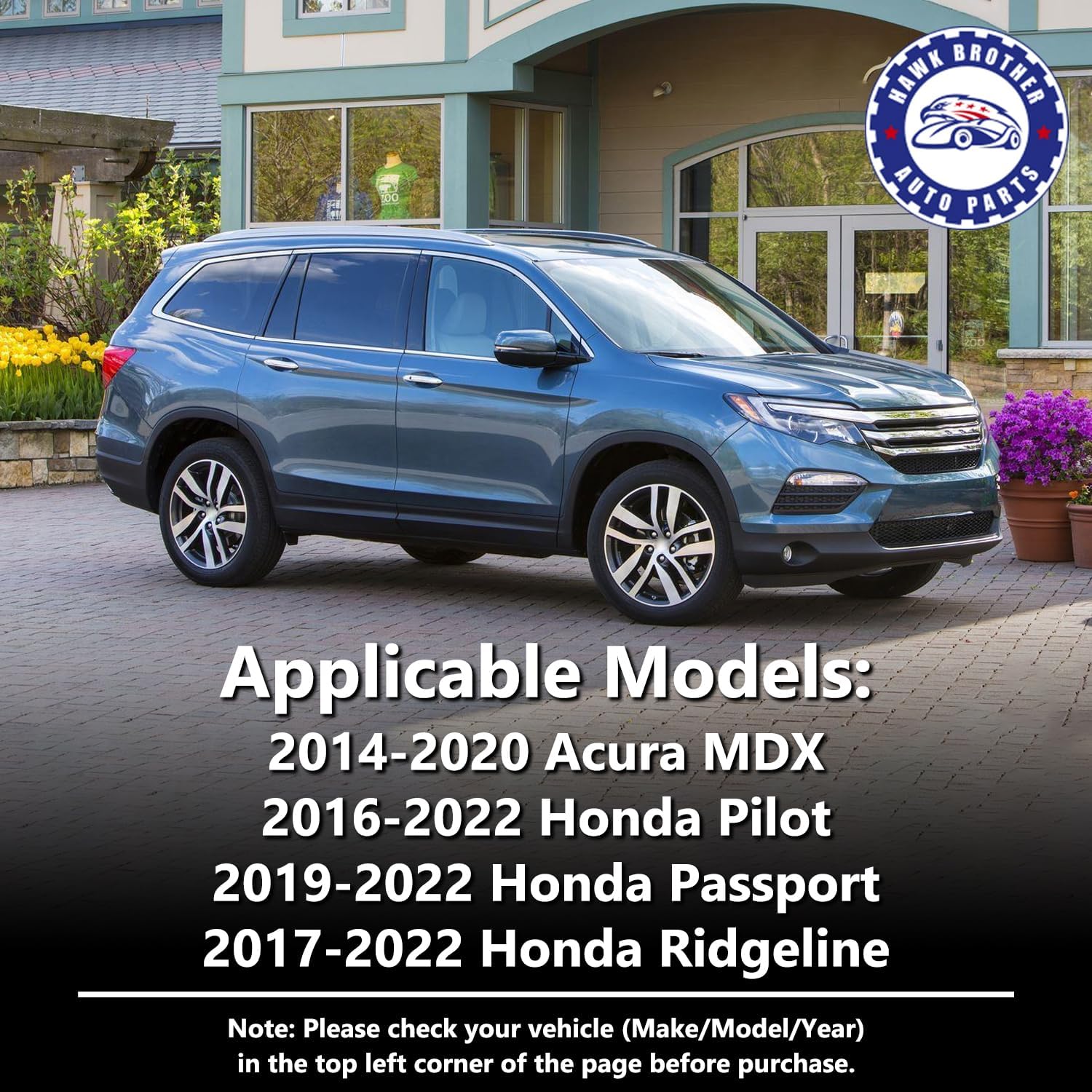 Control Arm, Replacement For Front Lower Control Arm with Ball Joint Sway Bar Tie Rod Compatible With 2016-2023 Honda Pilot, 2014-2023 Acura MDX - 8 Pcs