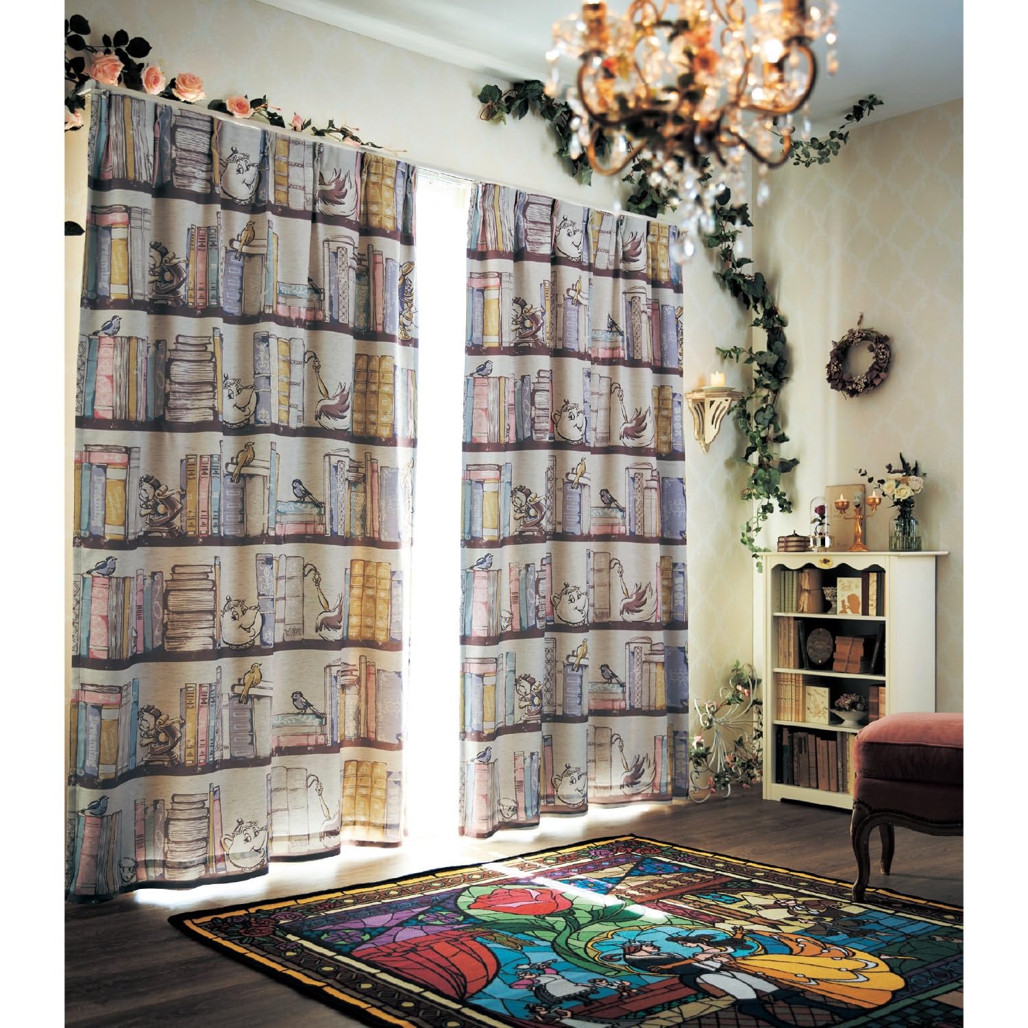 ベルメゾン ディズニー美女と野獣 本棚風ラック 本棚風ラック「美女と野獣」(ディズニー/Disney)｜通販の