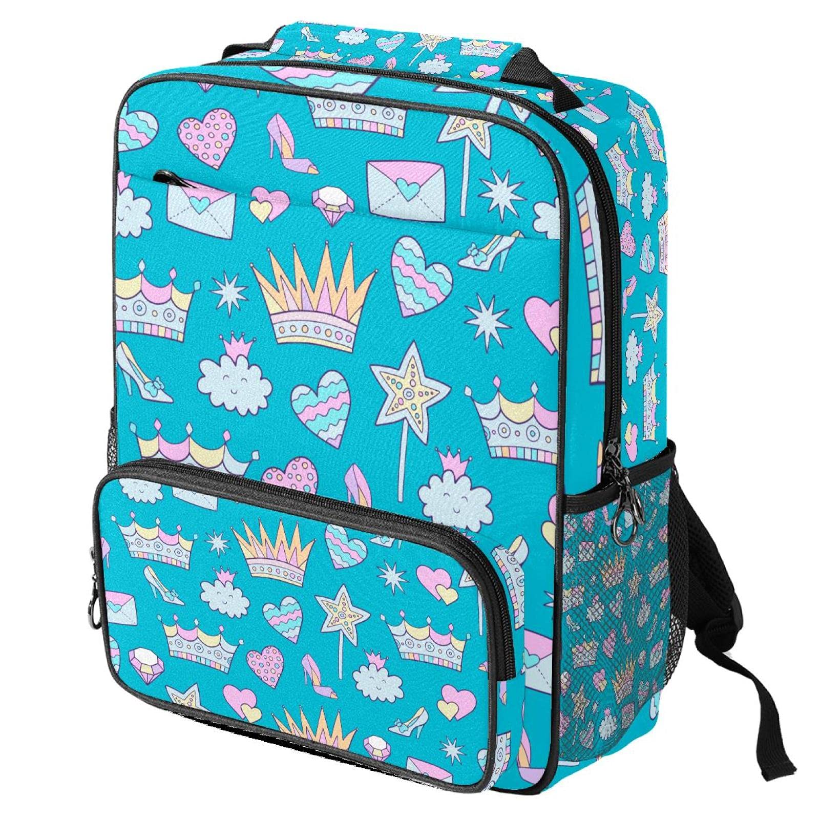 Sac à dos ordinateur portable au motif couronne mignon et moderne - 8