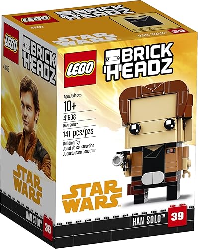 Miniatura 4 de LEGO BrickHeadz Han Solo 41608 Kit de construcción (141 piezas)