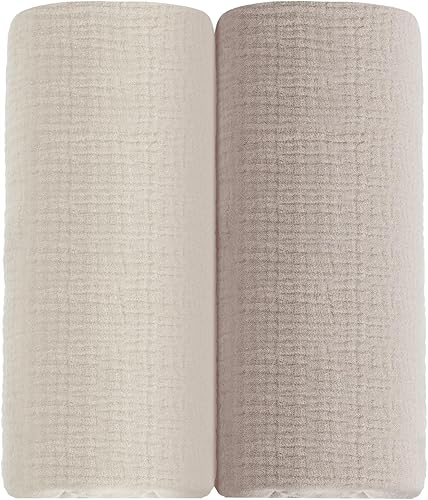 Miniatura 34 de meowcards Mantas de muselina para envolver al bebé, mantas unisex para bebés niños y niñas, grandes 47 x 47 pulgadas, mantas de recepción Boho