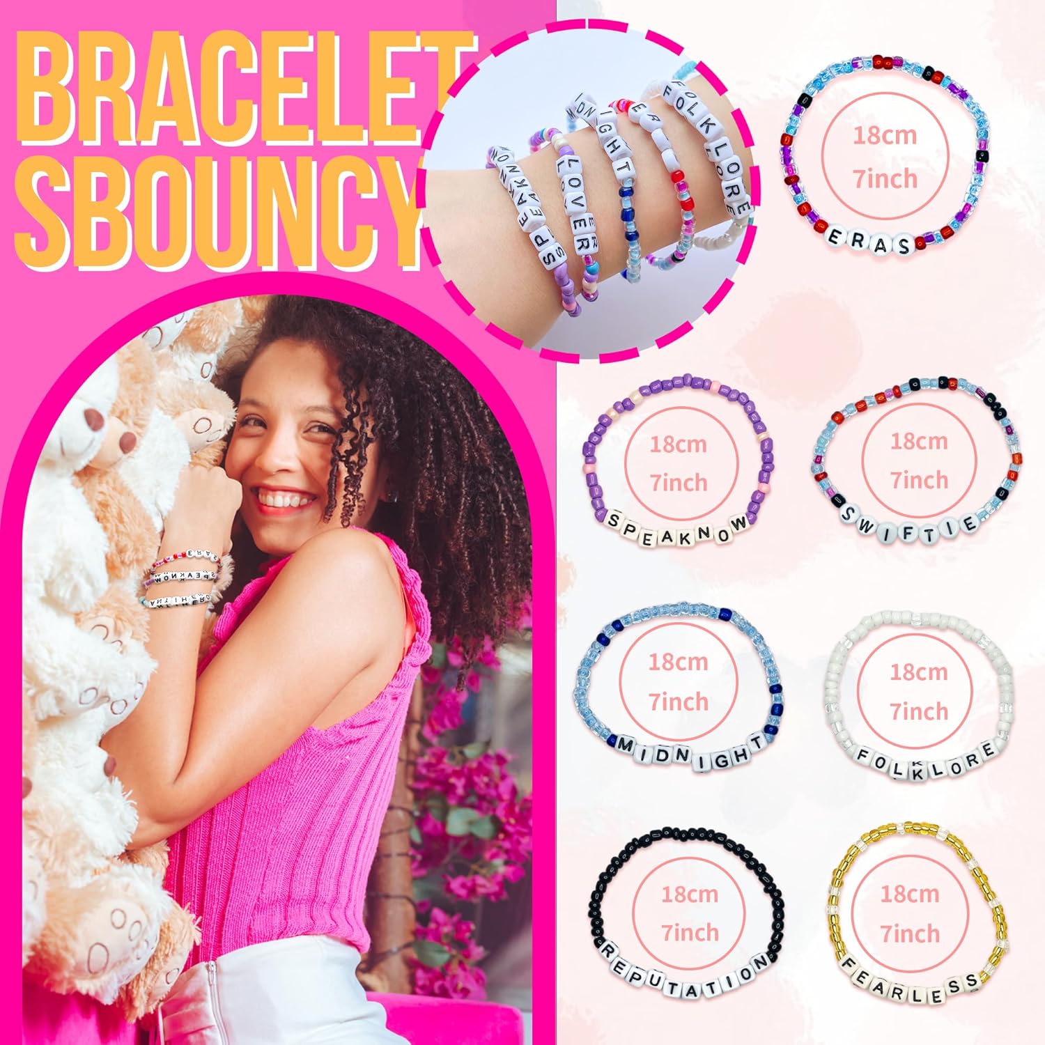 Inspiration Bracelet Music Bracelet Age of Lovers Fame Friendship Bracelet for Time Bracelet party decorations - Image 4