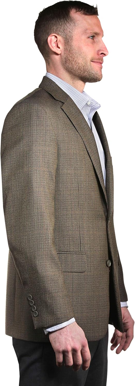 Taupe Houndstooth Sport Coat - 1564 Houndstooth…