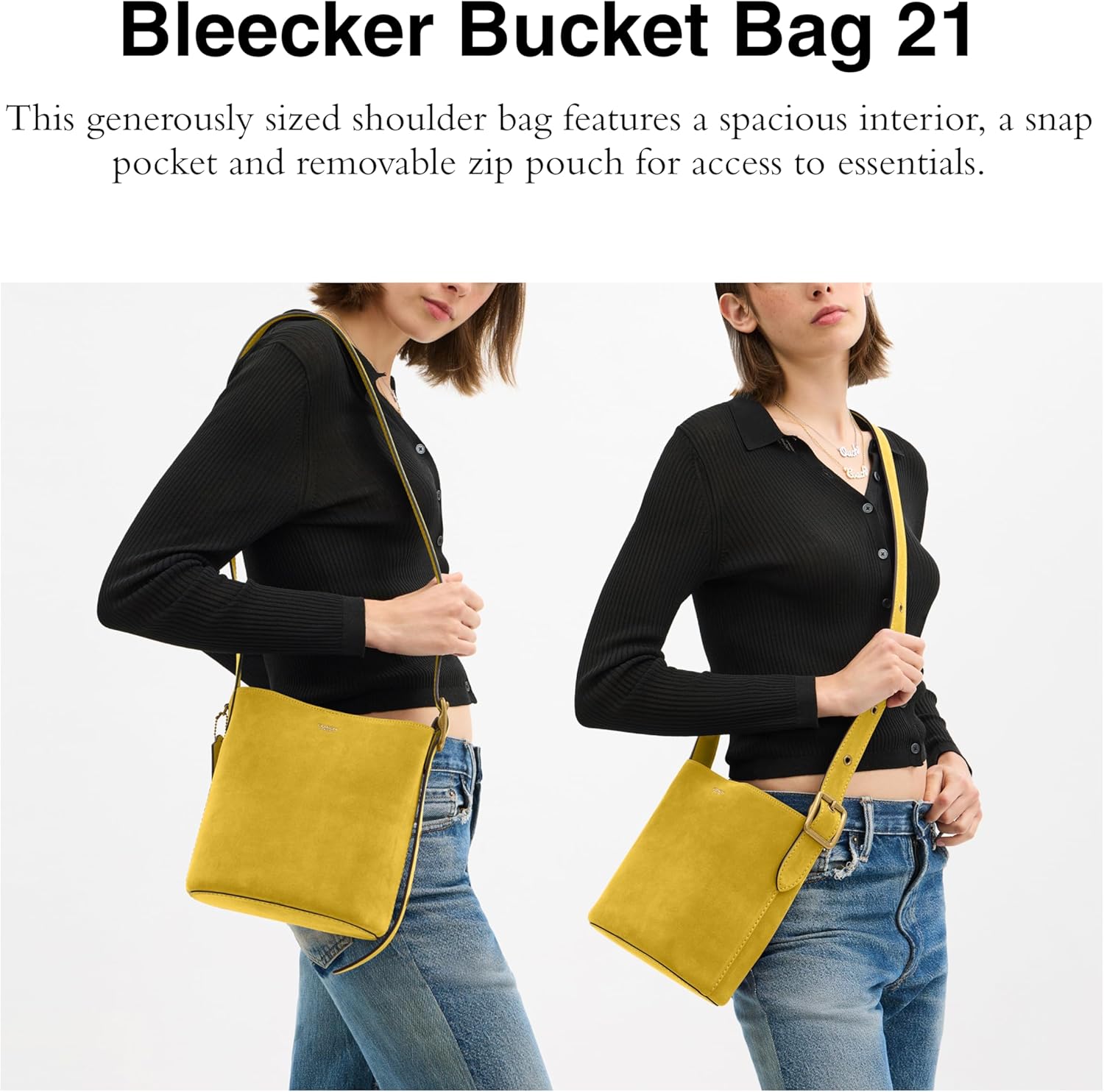 COACH Bleecker Bucket Bag 21 - Image 3