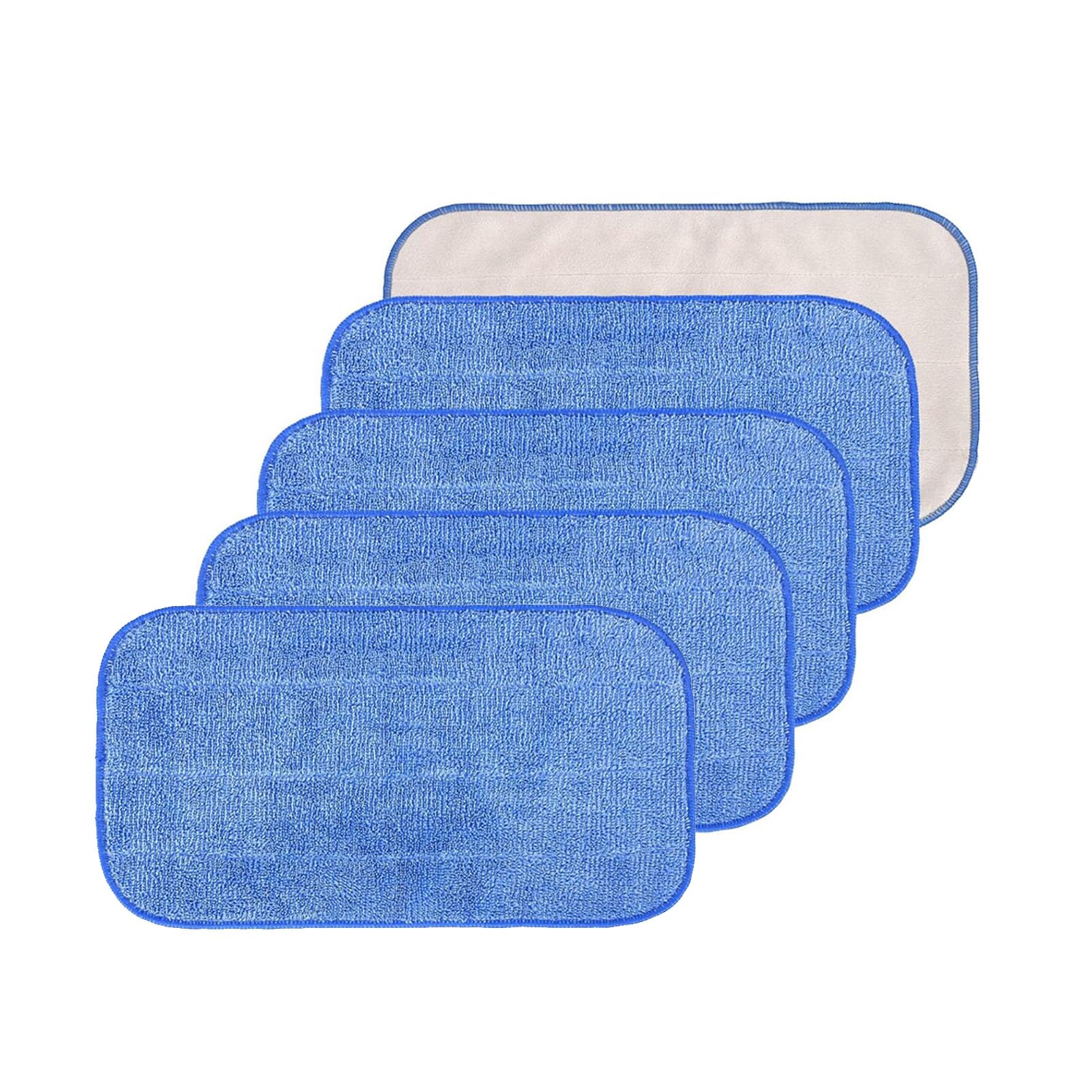 ZWWAAZHF 5PCS Efficient Fiber Cleaning Towel Twist Braids Mop Pad Refill for MR SIGA Glass Surfaces Professional Cleaning Fiber Replacement
