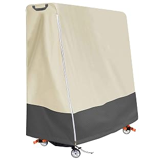 Aaaspark Indoor/Outdoor Premium Ping Pong Table Cover Waterproof Dustproof Sunscreen Heavy-Duty Folding Table Tennis Table Coverââ‚¬¦