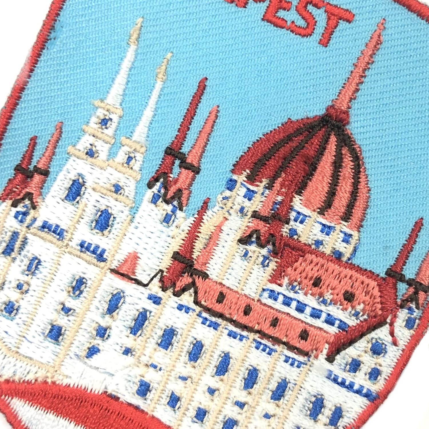 A-ONE Hungarian Parliament Gang Patch + Hungary DIY Practice Patch, Fabric Embroidered Patch, Scouting Emblem, Apply to Skateboards, Jeans, Hoodies, Baseball Caps NO.450C