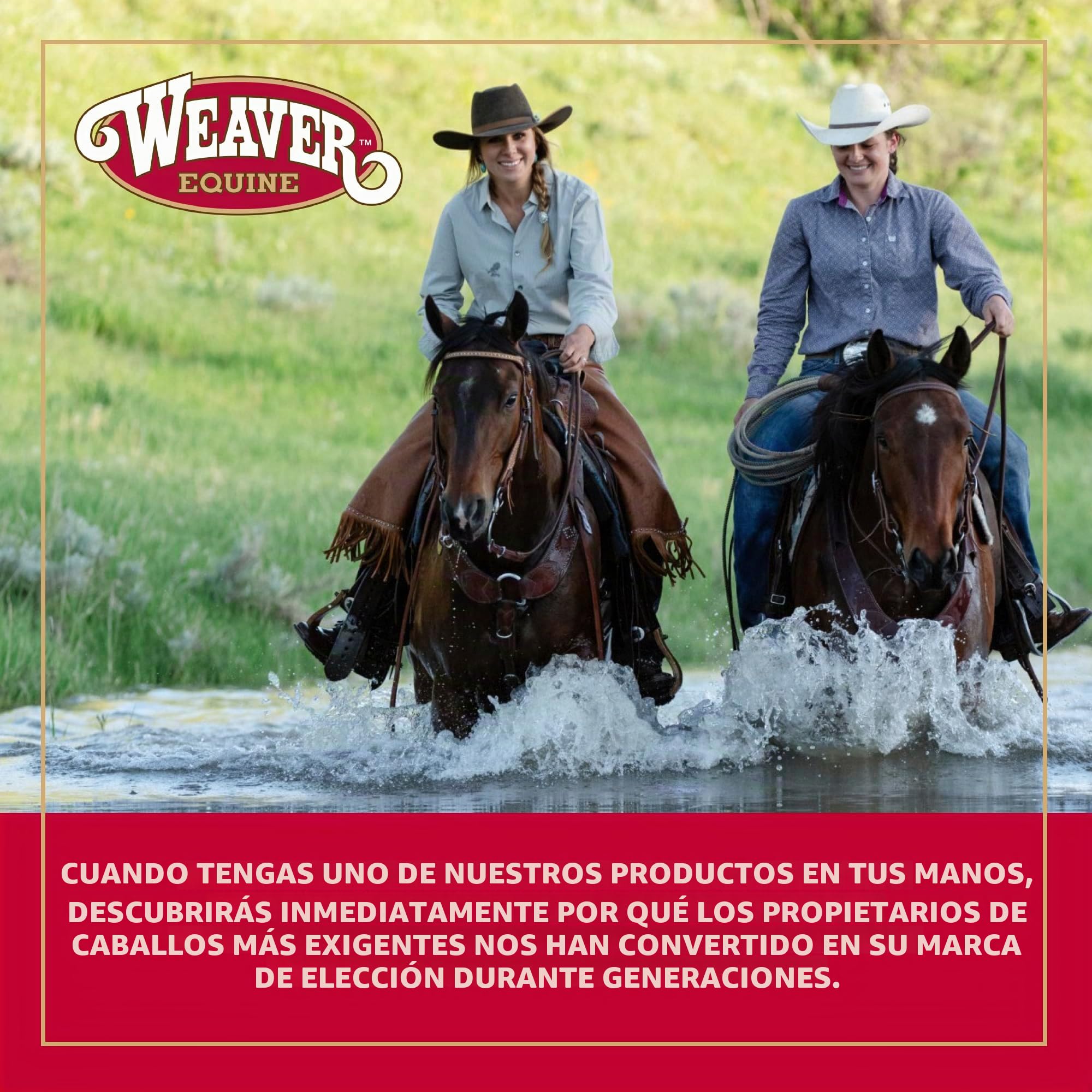 Weaver Equine - Cuerda de Nailon Encerado para niños, Cuerda de Vaquero Ligera para práctica, Cuerdas de Lazo Colorido para niños, 5/16 Pulgadas x 20 pies