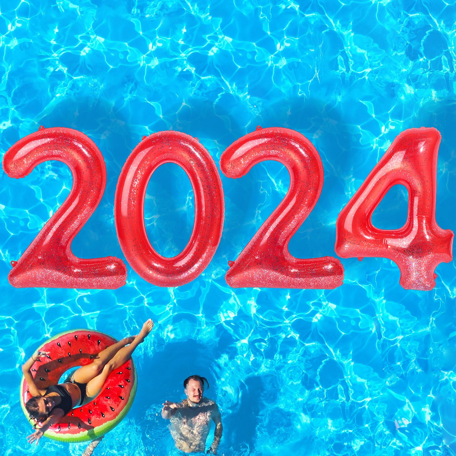 48" Large Pool Decorations 2024 Graduation Pool Float Giant Grad