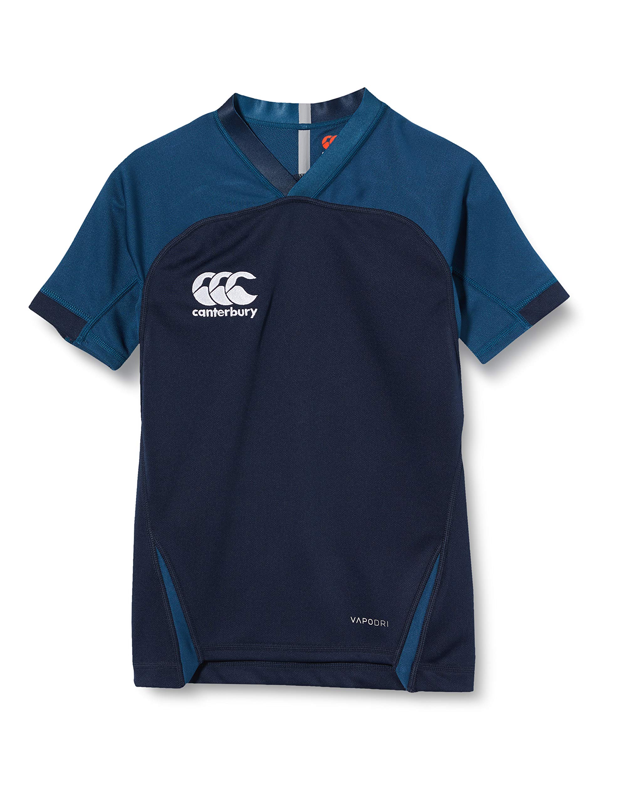 Canterbury Junior, Unisex Vapodri Evader Hooped Rugby Jersey | Vapodri Technology | Pro Athletic Fit | Durable Rugby-Trikot (1er Pack)